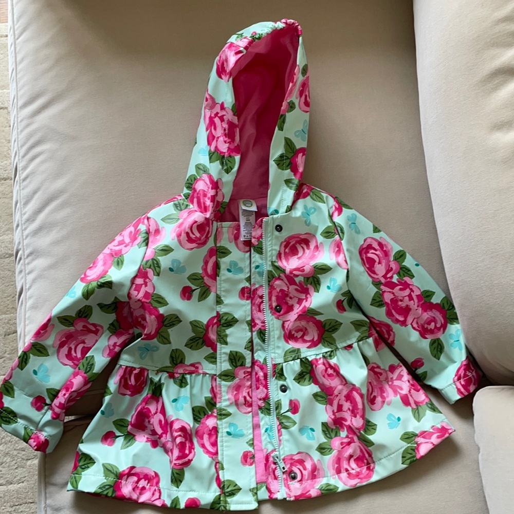 Little Me baby girls’ raincoat